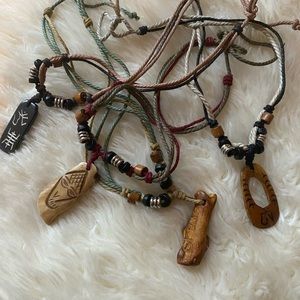 Vintage Handmade Hemp Necklace